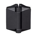 Cr Laurence Matte Black Glass-To-Glass Mount Polaris 125 Series Soft Close Gate Hinge P0L180125MBL